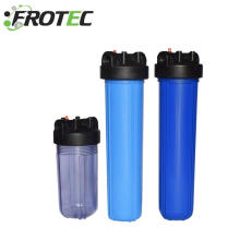 Clear Blue White 10,20 Inch Water Filter Housing Cartridge Filter Housing for Water Purification RO system